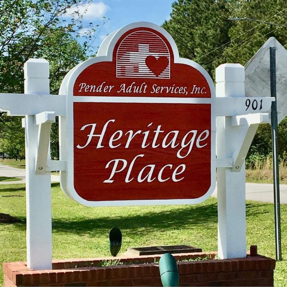 Heritage Place Senior Center building and grounds in Burgaw, NC